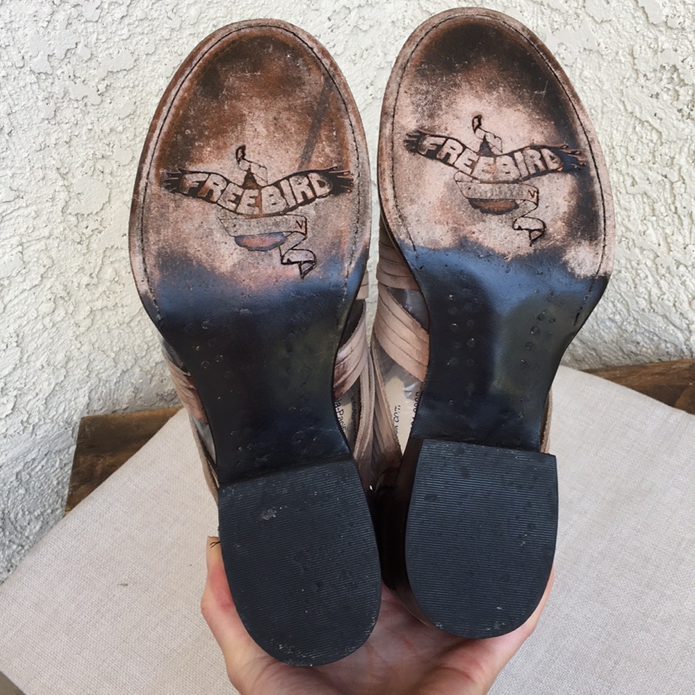 -SOLD-Freebird Arrow Leather Huarache Sandals 9 - Picture 7 of 8